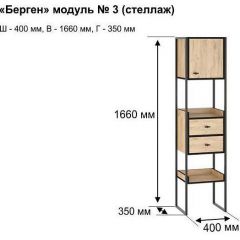 Стеллаж комбинированный Берген-3 | фото 10