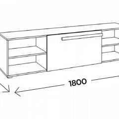 Тумба под ТВ Чернин 1800 | фото 5